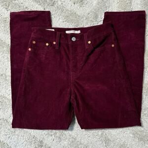 Levi's Wedgie Straight Corduroy Pants